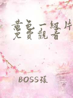 黄色一级片在线免费观看