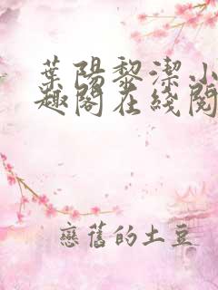叶阳黎洁小说笔趣阁在线阅读