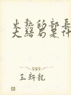 火热的部长妻子大结局是什么