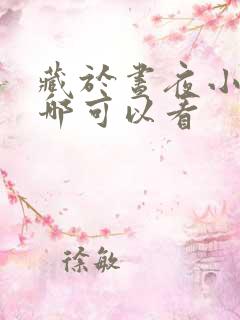 藏于昼夜小说在哪可以看