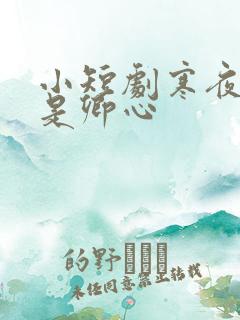 小短剧寒夜尽处是卿心