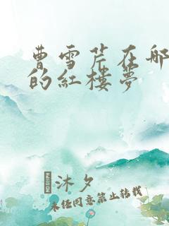 曹雪芹在哪里写的红楼梦