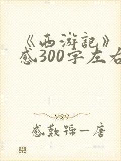 《西游记》读后感300字左右 《西游记》读后感300字左右