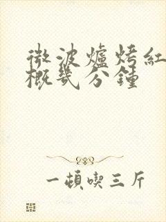 微波炉烤红薯大概几分钟