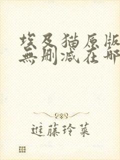 埃及猫原版视频无删减在哪里