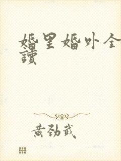 婚里婚外全文阅读