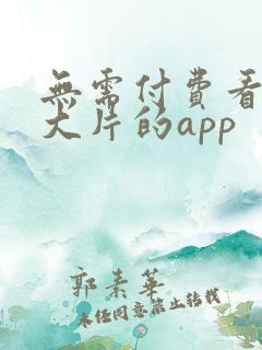 无需付费看mv大片的app