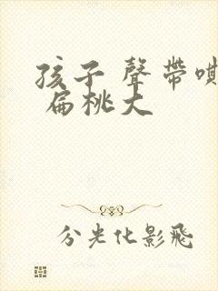 孩子 声带嘶哑 扁桃大