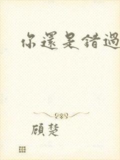 你还是错过我了