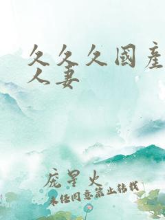 久久久国产精品人妻