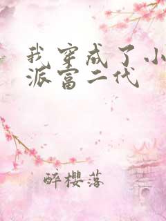 我穿成了小说反派富二代