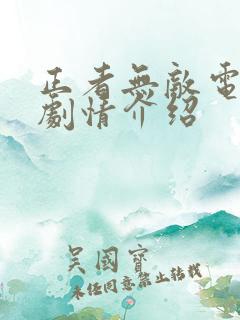 正者无敌电视剧剧情介绍