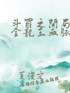 斗罗之开局抽取金龙王血脉 平平无奇的新人