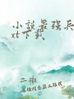小说最强兵王txt下载