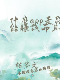 什么app走路能赚钱而且赚的多