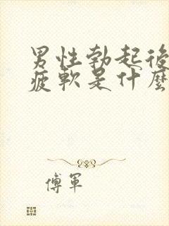 男性勃起后马上疲软是什么原因