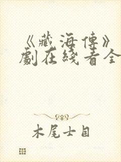 《藏海传》电视剧在线看全集免费