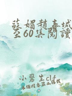 苏媚赵春城50至60集阅读