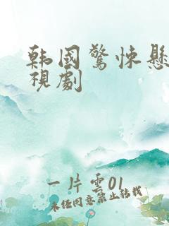 韩国惊悚悬疑电视剧