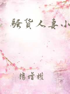 骚货人妻小说