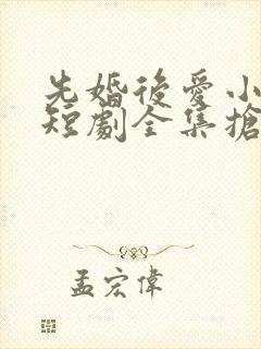 先婚后爱小甜妻短剧全集抢先看