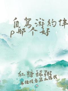 自驾游约伴app哪个好