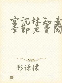 宫沉林知意最新章节免费阅读