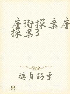 唐街探案唐人街探案3