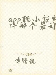 app听小说软件哪个最好