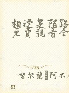 相逢是陌路短剧免费观看全集 相逢是陌路短剧免费观看全集