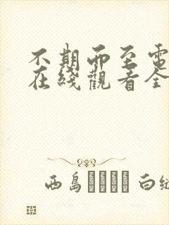 不期而至电视剧在线观看全集免费