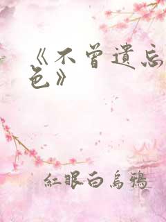 《不曾遗忘的暮色》