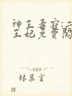 神王毒宠:二嫁王妃免费阅读