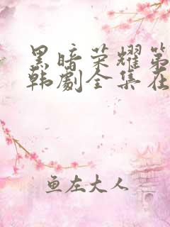 黑暗荣耀第二季韩剧全集在线观看