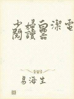 少妇白洁电子书阅读器