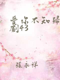 爱你不知归途短剧43 爱你不知归途短剧43