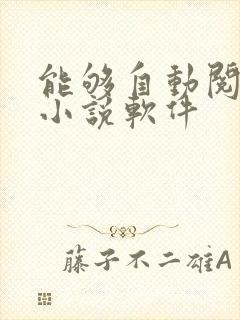 能够自动阅读的小说软件