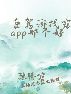 自驾游找露营地app哪个好
