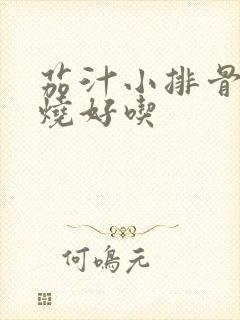 茄汁小排骨怎么烧好吃
