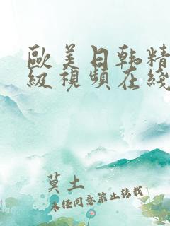 欧美日韩精品三级视频在线