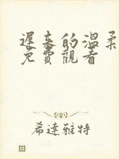 迟来的温柔短剧免费观看