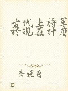 古代上将军相当于现在什么官