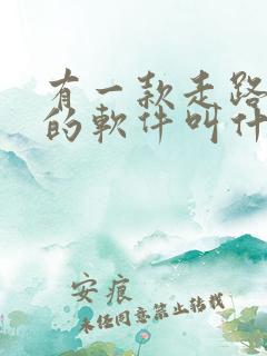 有一款走路赚钱的软件叫什么