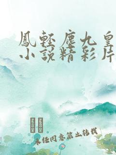 凤轻尘九皇叔的小说精彩片段