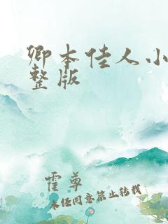 卿本佳人小说完整版