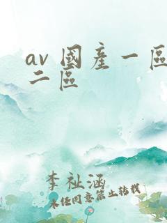 av 国产一区二区