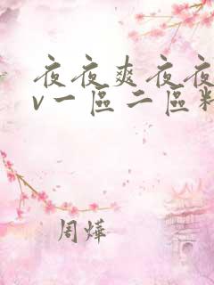 夜夜爽夜夜爽av一区二区精品