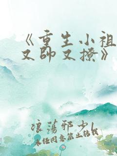 《重生小祖宗她又帅又撩》
