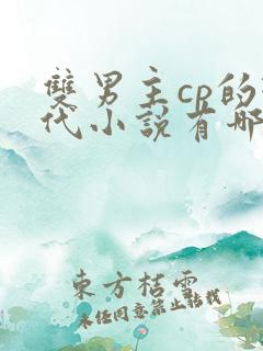 双男主cp的现代小说有哪些