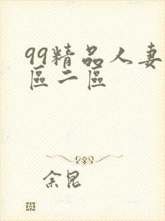 99精品人妻一区二区